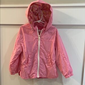 Pink Zara Kids Lightweight Raincoat Toddler Girls 4-5